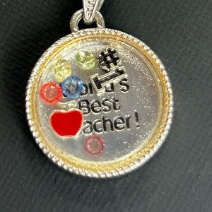 💎World’s Best Teacher silvertone necklace BUNDLE 3💎 and get 3/$10 offer